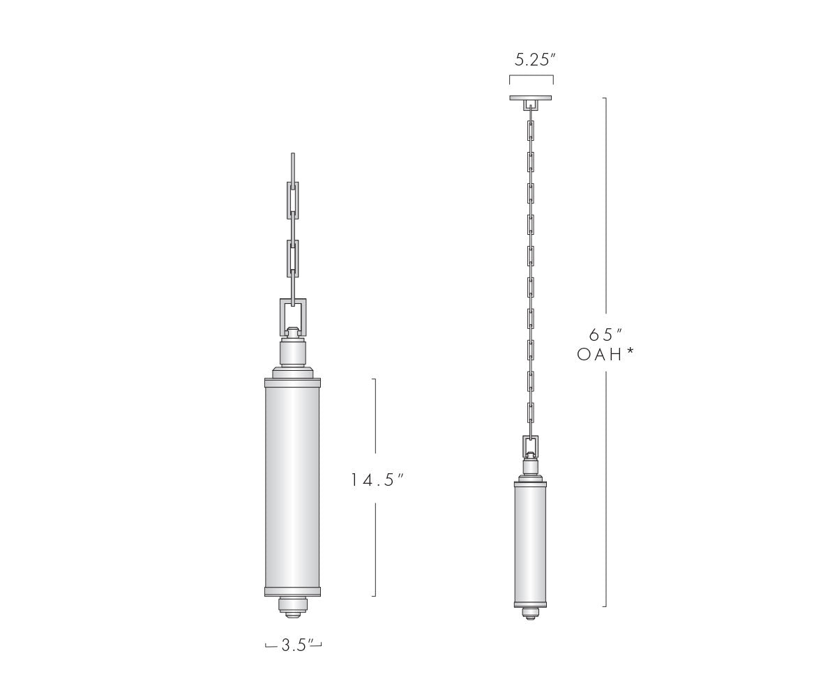 Trumilly Cylinder Pendant