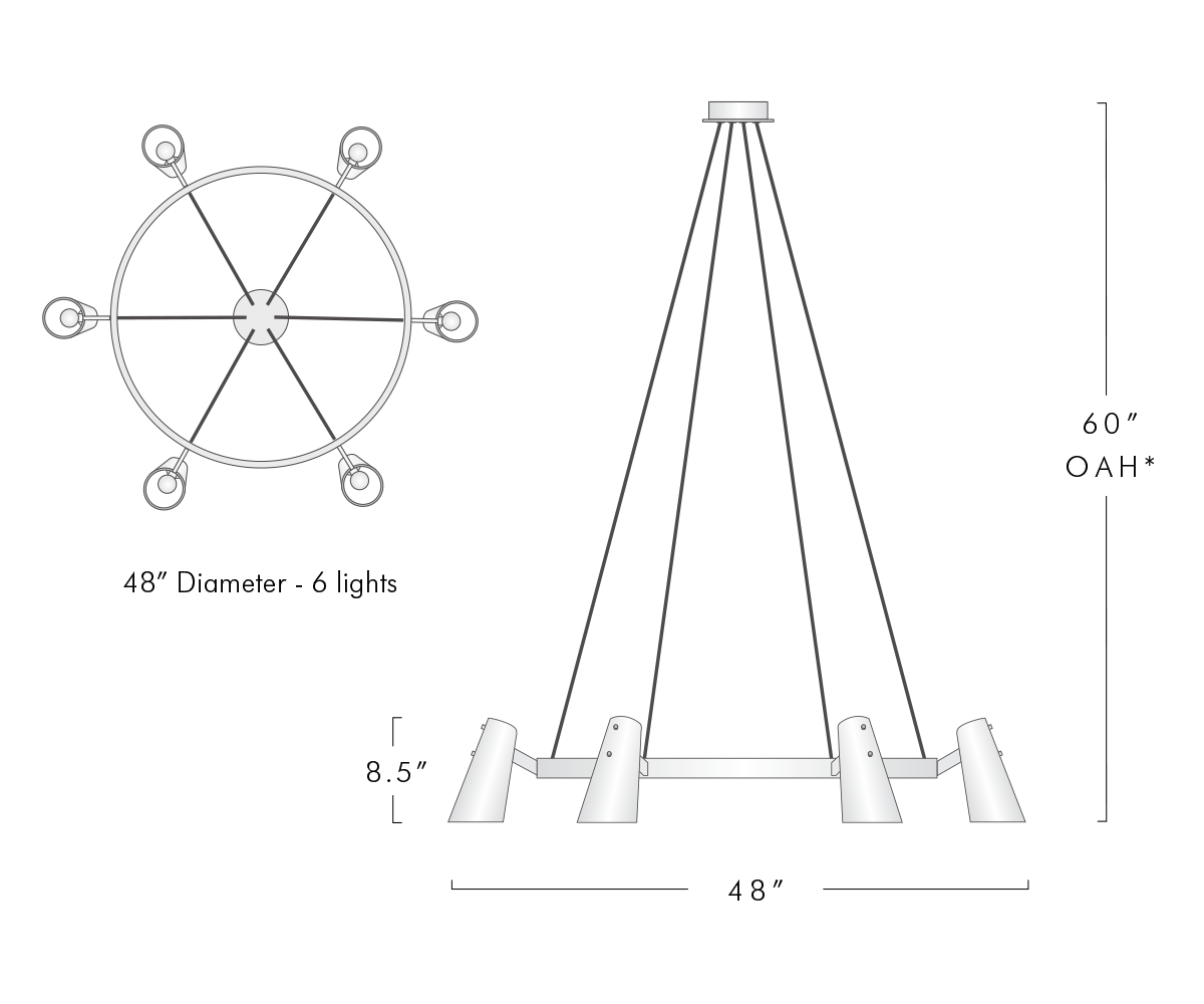 Valette Circular Chandelier