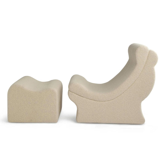CARLA Slipper Chair and Ottoman