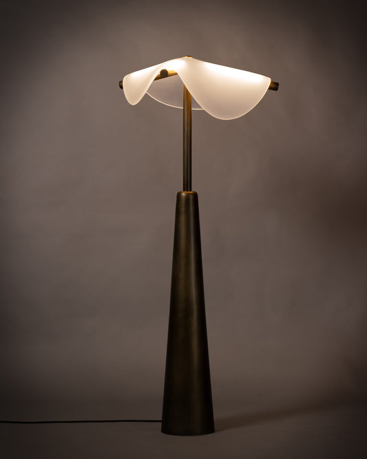 SLUMPED FLOOR LAMP