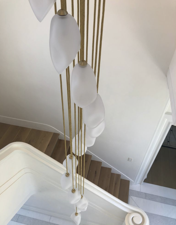 Moon Orchid - Cascading Chandelier