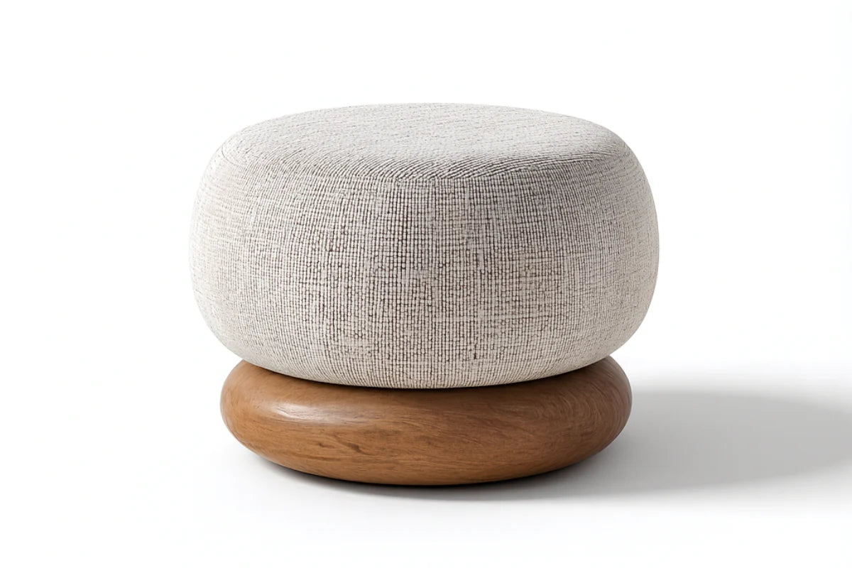 Echo Ottoman (Stone)