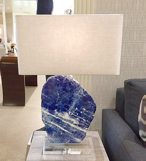 Sodalite Lamp