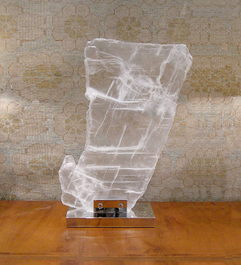 Large Window Pane Selenite Slab