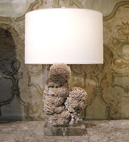Truman Lamp (Rose Selenite)