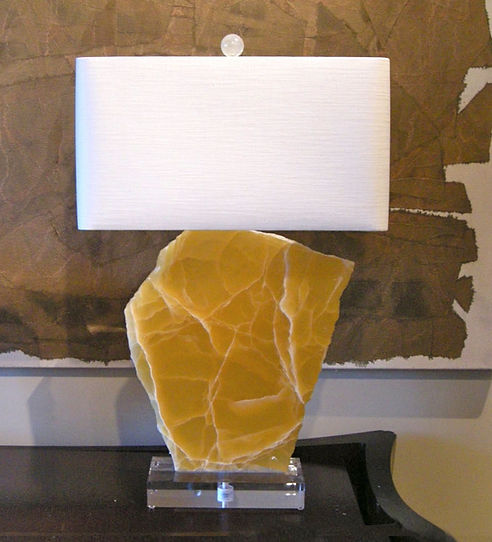 Shannon Lamp (Honeycomb Calcite)