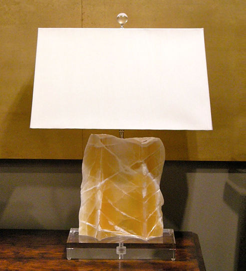 Antonio Lamp (Honeycomb Calcite)