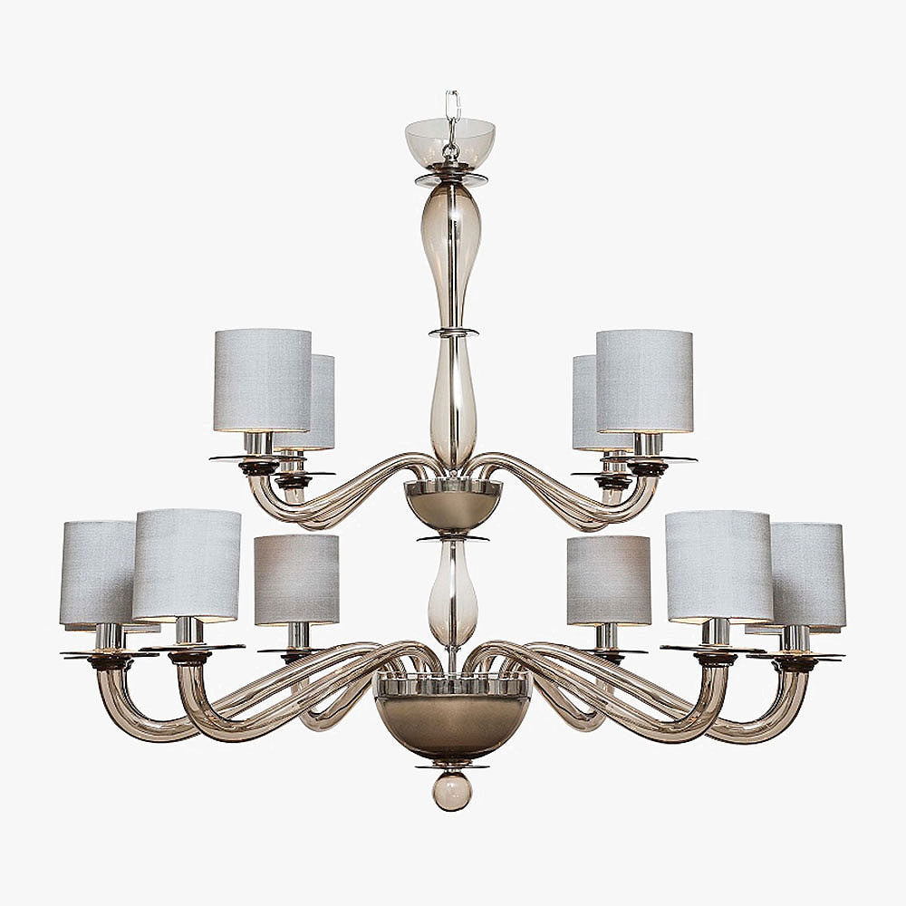 Disc Chandelier Two Tier