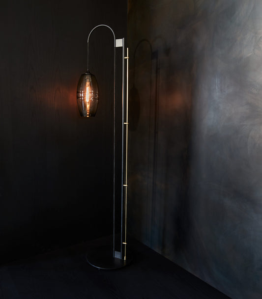 Clear Band Floor Lamp