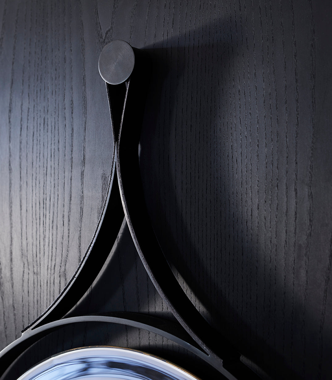 Drop Strap Rippled Mirror