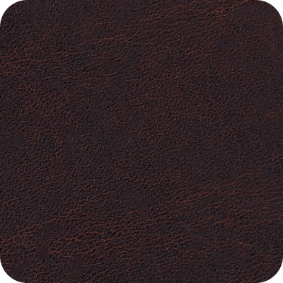 Distressed Bourbon Brown Rondelle Leather