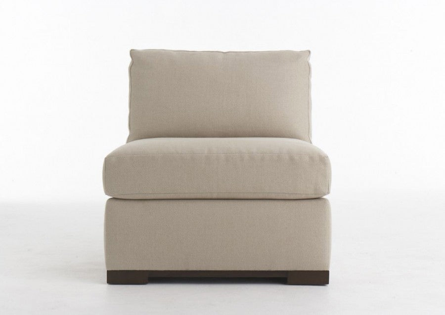 St. Claire wood base slipper chair