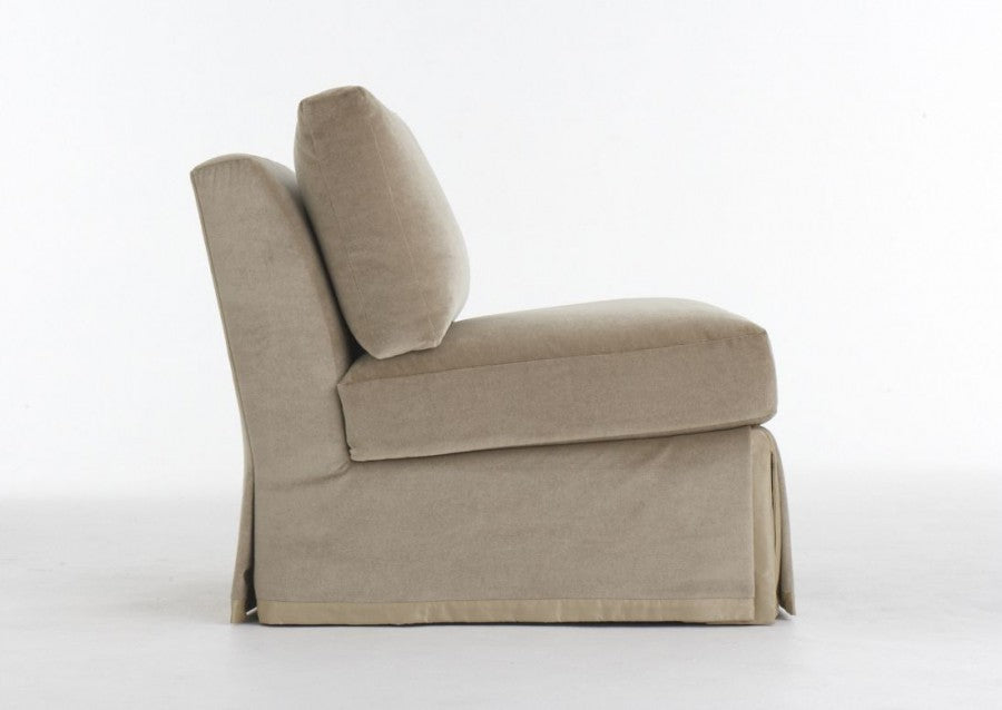 St. Claire skirted slipper chair
