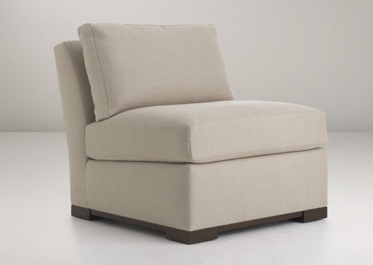 St. Claire wood base slipper chair